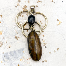 Load image into Gallery viewer, Silver Circles &amp; Sassy Shapes Pendant
