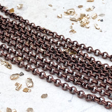 Load image into Gallery viewer, 3mm Antique Rolo Chain - 1 Foot
