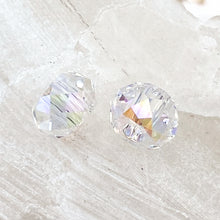 Load image into Gallery viewer, 8mm Crystal Shimmer Premium Austrian Crystal Large Hole Roller Pair
