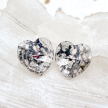 Load image into Gallery viewer, Discontinued! - 10.3x10mm Rose Patina Xilion Heart Premium Crystal Charm Pair
