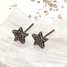 Load image into Gallery viewer, Diamond Star Earrings
