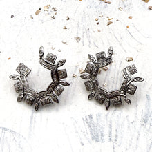 Load image into Gallery viewer, Diamond Wreath Earrings
