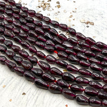 Load image into Gallery viewer, Garnet Drop Gemstone Strand
