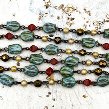 Load image into Gallery viewer, Time for Tulips Czech Bead Chain - 1 foot
