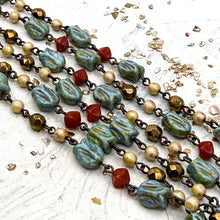 Load image into Gallery viewer, Time for Tulips Czech Bead Chain - 1 foot
