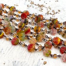 Load image into Gallery viewer, Garden Party Czech Bead Chain - 1 foot
