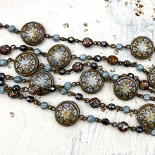 Load image into Gallery viewer, Star of Ishtar Czech Bead Chain
