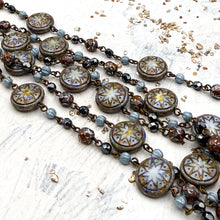 Load image into Gallery viewer, Star of Ishtar Czech Bead Chain
