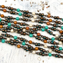 Load image into Gallery viewer, Southwest Vibes Czech Bead Chain
