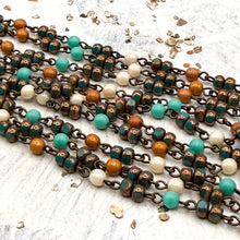 Load image into Gallery viewer, Southwest Vibes Czech Bead Chain
