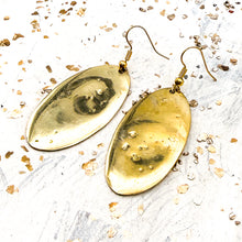 Load image into Gallery viewer, Brass African Earrings - Oval
