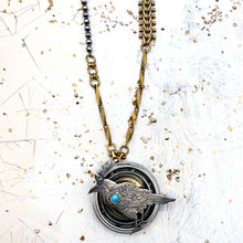 Load image into Gallery viewer, Artisan Raven Necklace - Tucson Find
