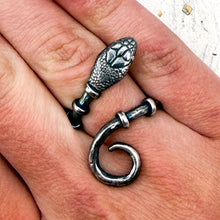 Load image into Gallery viewer, Artisan Snake Ring - Tucson Find
