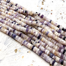 Load image into Gallery viewer, Lilac Jasper Heishi Bead Strand

