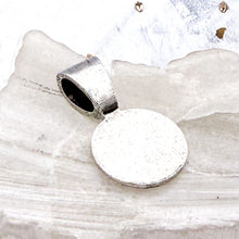 Load image into Gallery viewer, Circle Charm - Antique Silver
