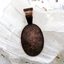 Load image into Gallery viewer, Oval Charm - Antique Copper
