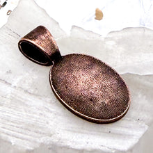 Load image into Gallery viewer, Oval Charm - Antique Copper
