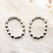 Load image into Gallery viewer, Antique Silver Dot Ring Spacer for Leather Pair
