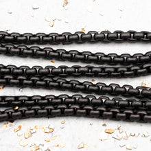Load image into Gallery viewer, Gunmetal Box Chain - 1 Foot

