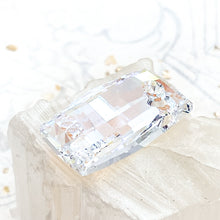Load image into Gallery viewer, 30mm Rainbow AB Rectangle Premium Crystal Pendant
