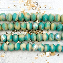 Load image into Gallery viewer, Beachside Rondelle Czech Bead Strand
