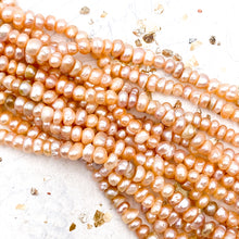 Load image into Gallery viewer, Tiny Peachy Pearl Bead Strand
