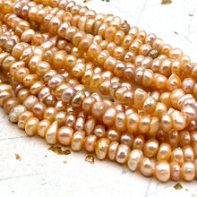 Load image into Gallery viewer, Tiny Peachy Pearl Bead Strand
