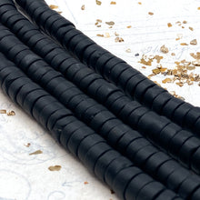 Load image into Gallery viewer, Large Hole Matte Onyx Bead Strand
