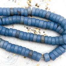 Load image into Gallery viewer, Large Hole Blue Aventurine Bead Strand
