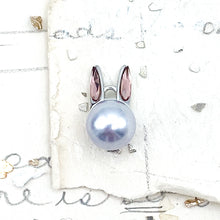 Load image into Gallery viewer, Lavender Little Bubbly Bunny Premium Austrian Crystal Charm

