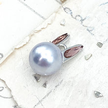 Load image into Gallery viewer, Lavender Little Bubbly Bunny Premium Austrian Crystal Charm
