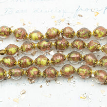 Load image into Gallery viewer, Lime Green Venetian Glass Necklace
