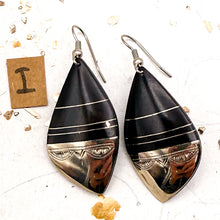 Load image into Gallery viewer, Wooden and Brass African Earrings
