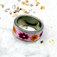 Load image into Gallery viewer, Powder Pink Field Full of Flowers Ring
