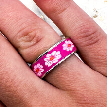 Load image into Gallery viewer, Pink Hawaiian Lei Ring

