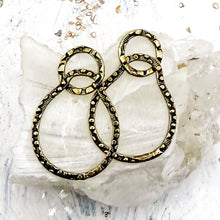 Load image into Gallery viewer, Gold Linked Hoops
