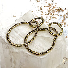 Load image into Gallery viewer, Gold Linked Hoops
