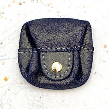 Load image into Gallery viewer, Dark Navy Shimmer Tiny Pouch - Gigi's Paris Find
