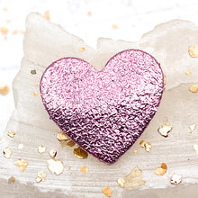 Load image into Gallery viewer, Leather Heart Pin - Gig's Paris Find
