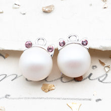 Load image into Gallery viewer, Discontinued - Meowy Cute Cat Premium Austrian Crystal Charm Pairs
