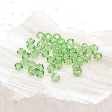 Load image into Gallery viewer, 2.5mm Peridot Premium Crystal Bead Set - 48 Pcs
