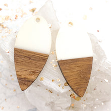 Load image into Gallery viewer, Opaque Resin &amp; Walnut Wood Pendant
