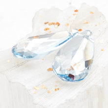 Load image into Gallery viewer, Blue Shade Premium Austrian Crystal Pendant Pair
