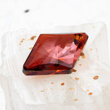 Load image into Gallery viewer, Red Magma Premium Austrian Crystal Rhombus Pendant
