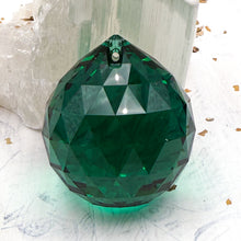 Load image into Gallery viewer, Emerald Crystal Suncatcher
