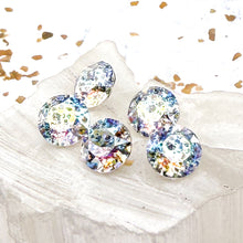 Load image into Gallery viewer, 8mm White Patina Premium Austrian Crystal Foiled Set - 5pcs
