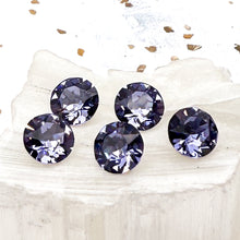 Load image into Gallery viewer, 8mm Tanzanite Premium Austrian Crystal Unfoiled Set - 5pcs
