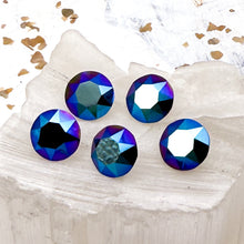 Load image into Gallery viewer, 8mm Dark Indigo Premium Austrian Crystal Unfoiled Set - 5pcs
