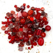 Load image into Gallery viewer, Red &amp; Roll Bead Mix
