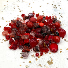 Load image into Gallery viewer, Red &amp; Roll Bead Mix
